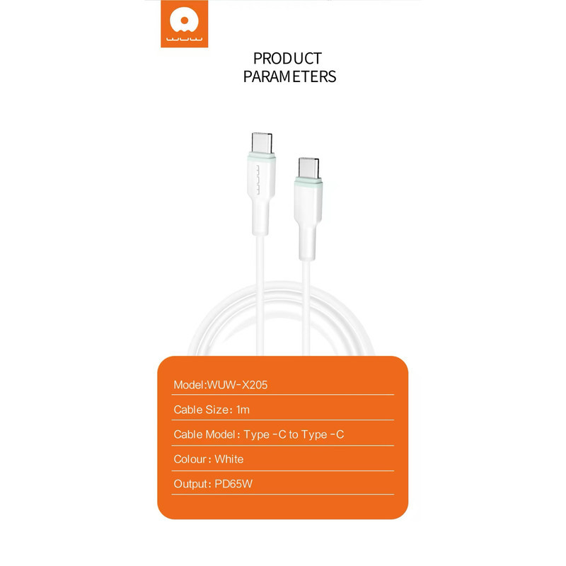 شارژر دیواری 45 وات جی ال وی مدل S25 Ultra به همراه کابل تبدیل USB-C