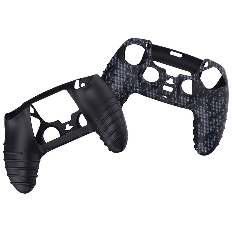 محافظ دسته پلی استیشن 5 اسپارک فاکس مدل Silicone Grip Pack Digital Camo به همراه روکش آنالوگ