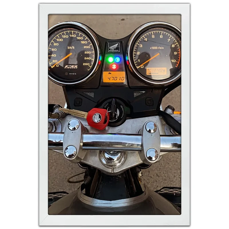 تابلو بکلیت طرح موتور سنگین هوندا سی بی HONDA CB1300 مدل W-pe130136 فریم سفید