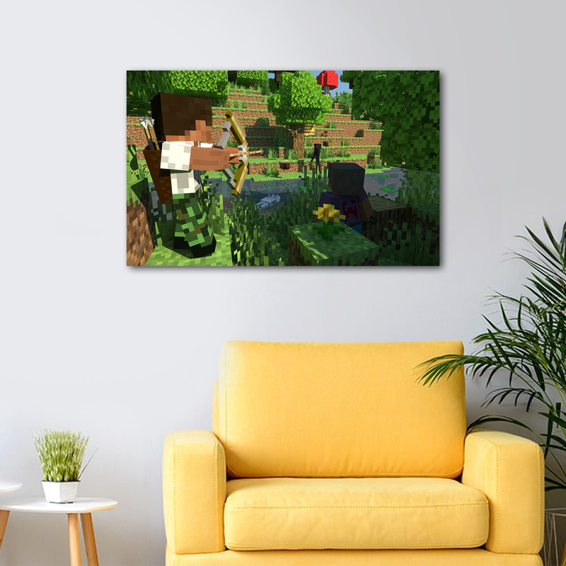 تابلو شاسی عرش مدل گیم ماینکرفت Minecraft کد As2845