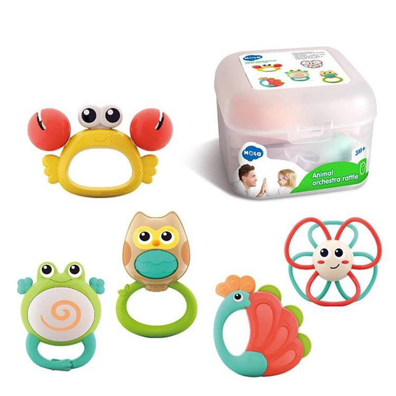 جغجغه هولا کد E318A بسته 5 عددی