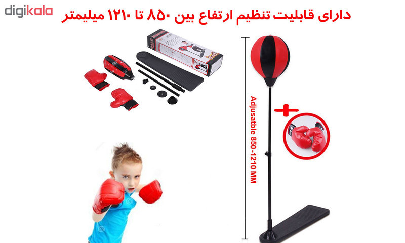 ست کیسه و دستکش بوکس کد 98765