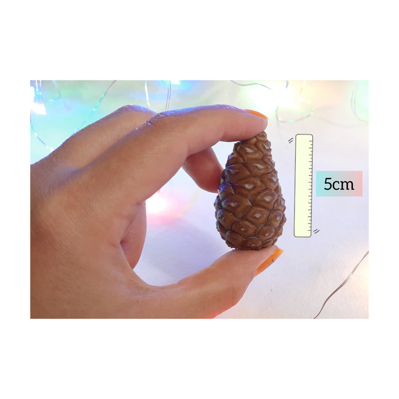 میوه تزیینی مدل کاج مینیاتوری بسته 5 عددی