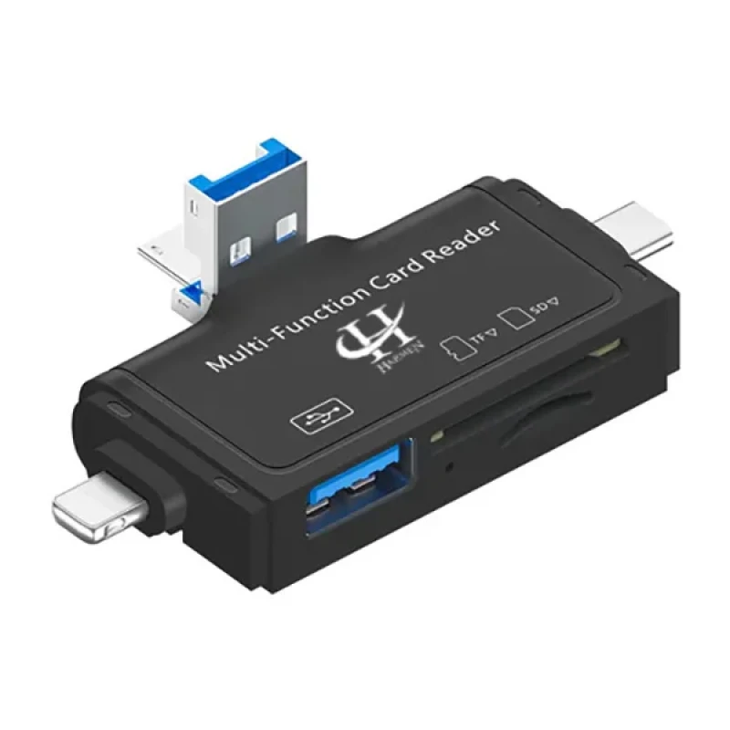 مبدل USB 3.0 OTG به USB-C MICROUSB لایتنینگ هارمن مدل CARDREADER PRO