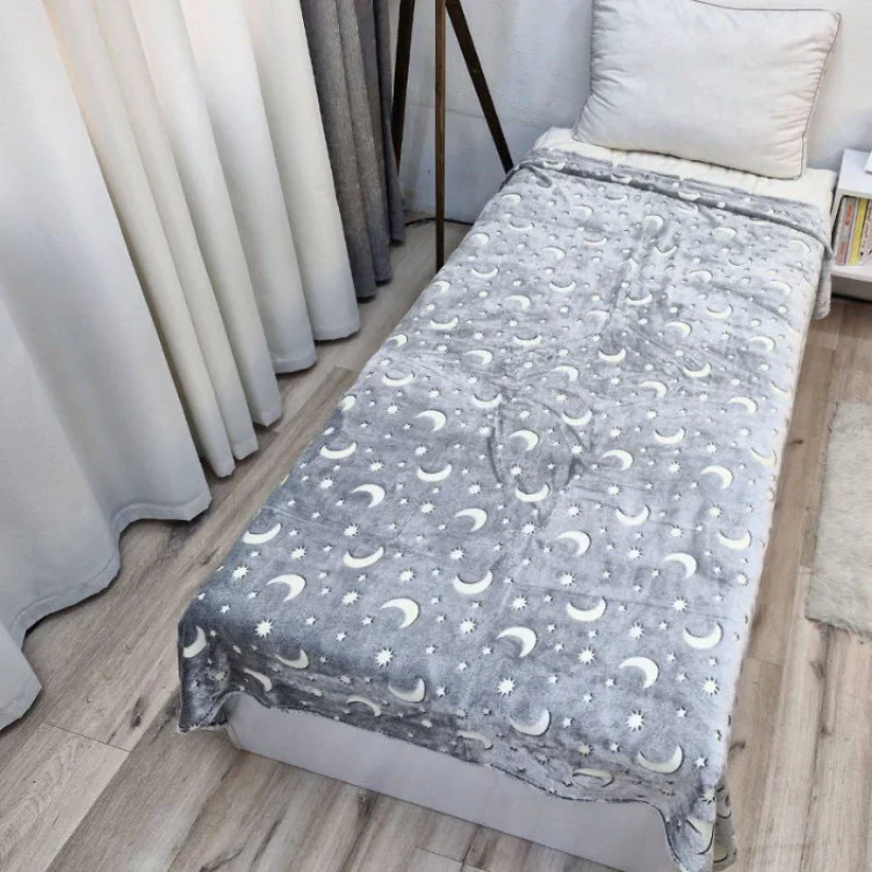 پتو مسافرتی مدل شب نما آسمان سایز 185x145 سانتی متر