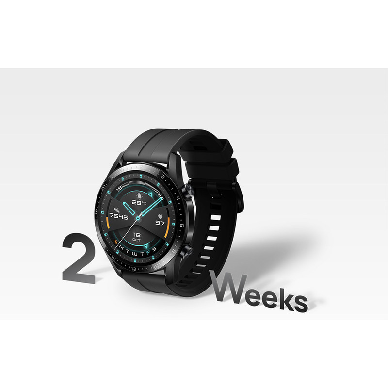ساعت هوشمند هوآوی مدل WATCH GT 2 LTN-B19 46 mm بند لاستیکی