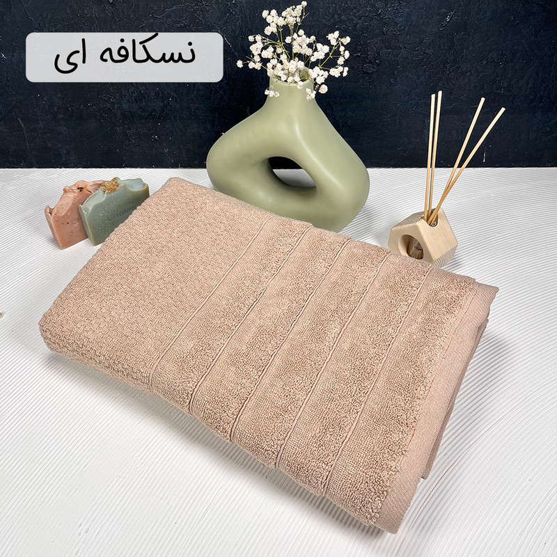 حوله حمام دنیز طرح پینار سایز 100 * 155 سانتی متر