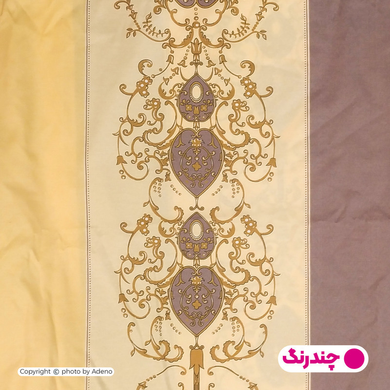 کاور لحاف آدنو مدل درباری کد IR101 دونفره سایز 220x240 سانتی متر