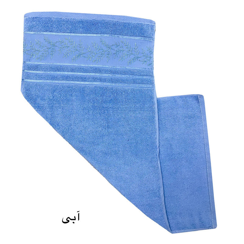 حوله دست و  صورت هنرمند مدل شاخه سایز 40x80 سانتی متر