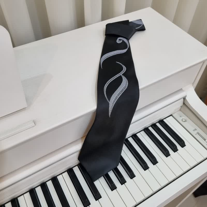 کراوات مردانه مدل BlACK OCEAN 36