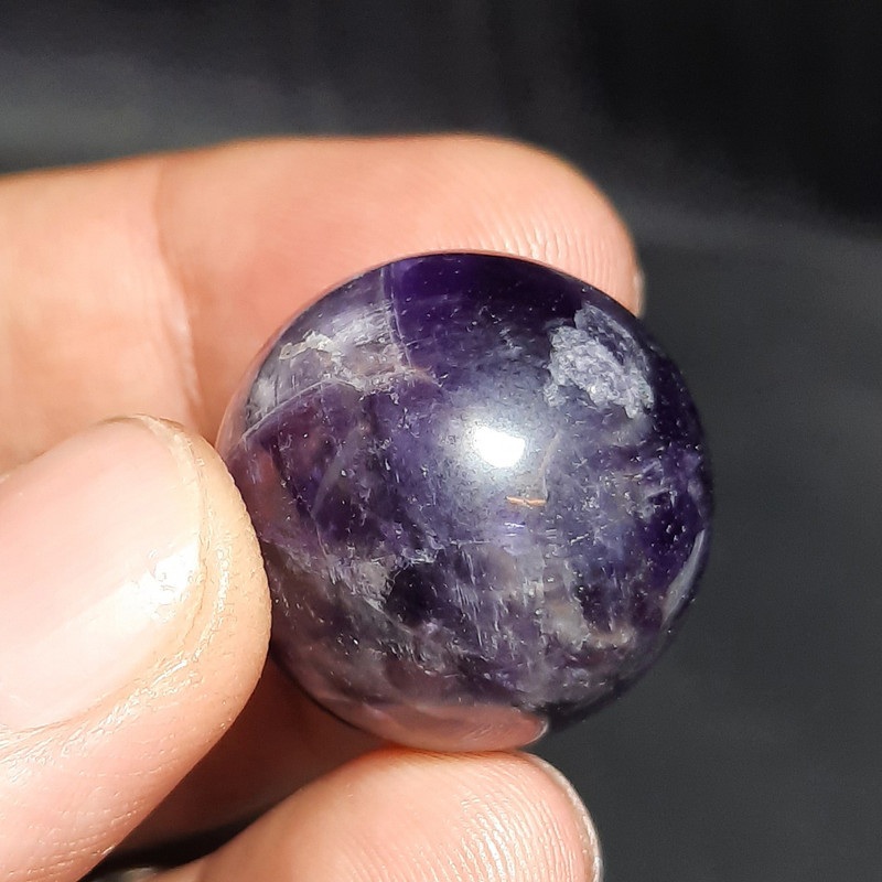 سنگ راف آمیتیست مدل گوی کد 7-87