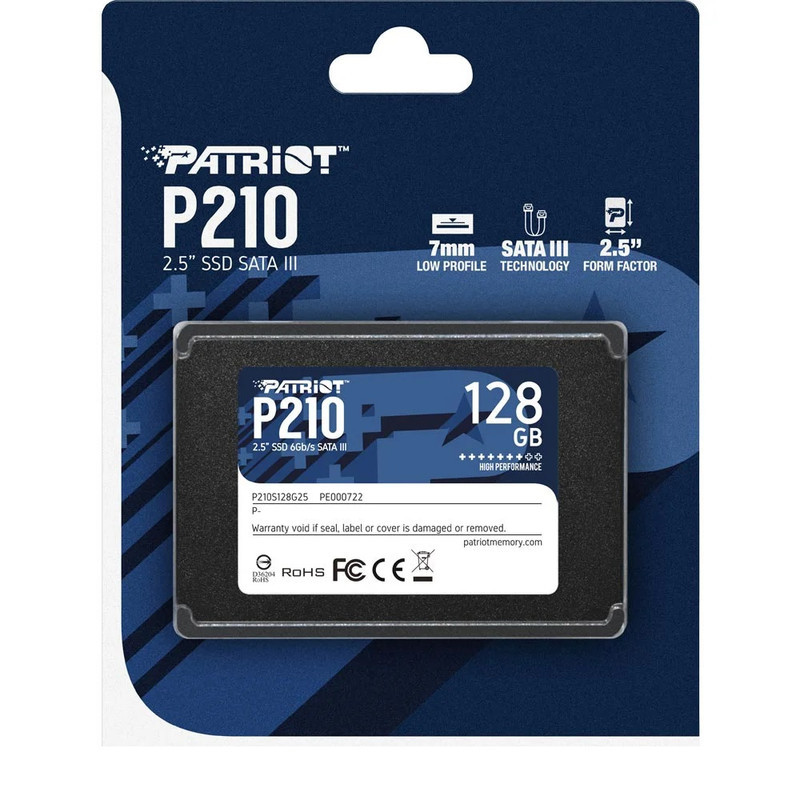 اس اس دی اینترنال SATA III پتریوت مدل P210 ظرفیت 128 گیگابایت