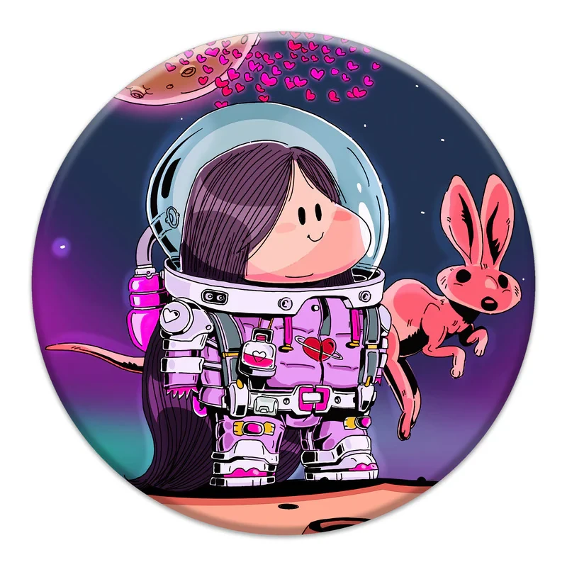 برچسب موبایل مدل Astronaut مناسب برای پایه نگهدارنده مغناطیسی