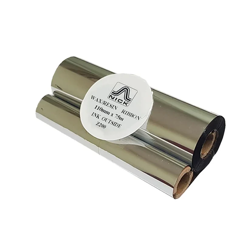 ریبون پرینتر لیبل زن نیک مدل WAXRESIN 110mm x 75m