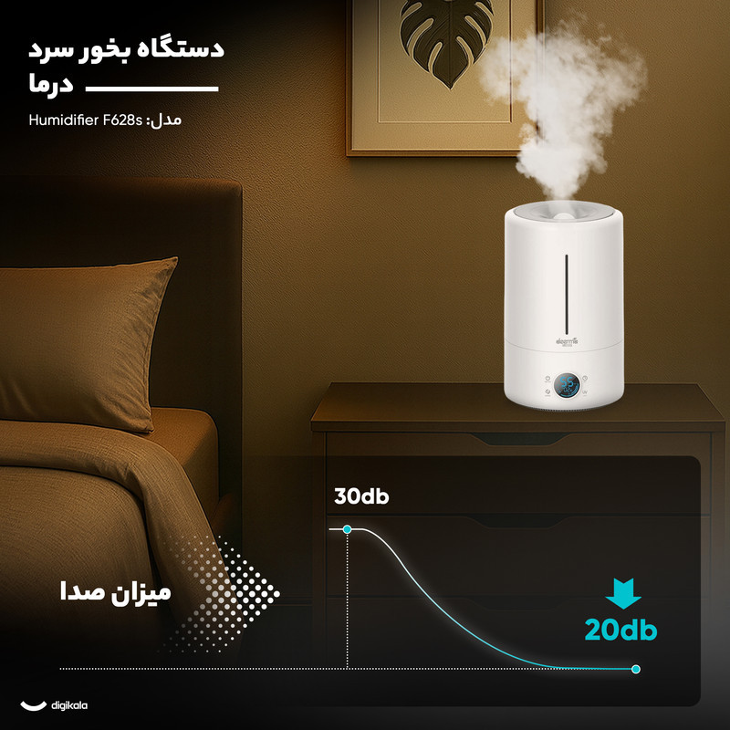 دستگاه بخور سرد درما مدل Humidifier F628s