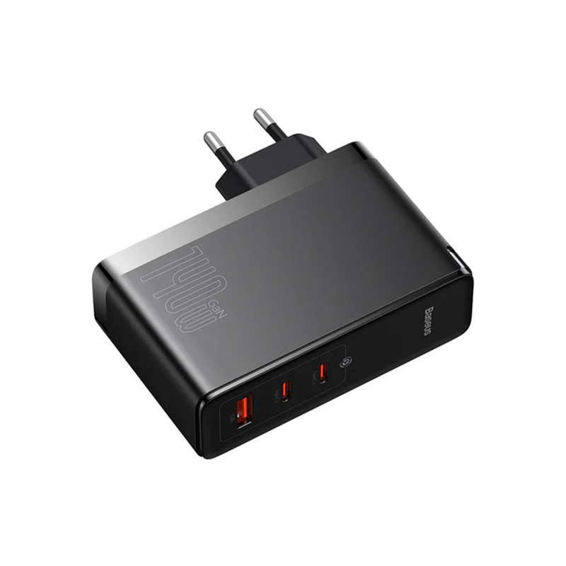شارژر دیواری 140 وات باسئوس مدل GaN5 Pro Fast Charge CCGP100201