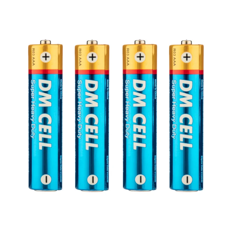 باتری نیم قلمی دی ام سل مدل Super Heavy Duty بسته چهار عددی