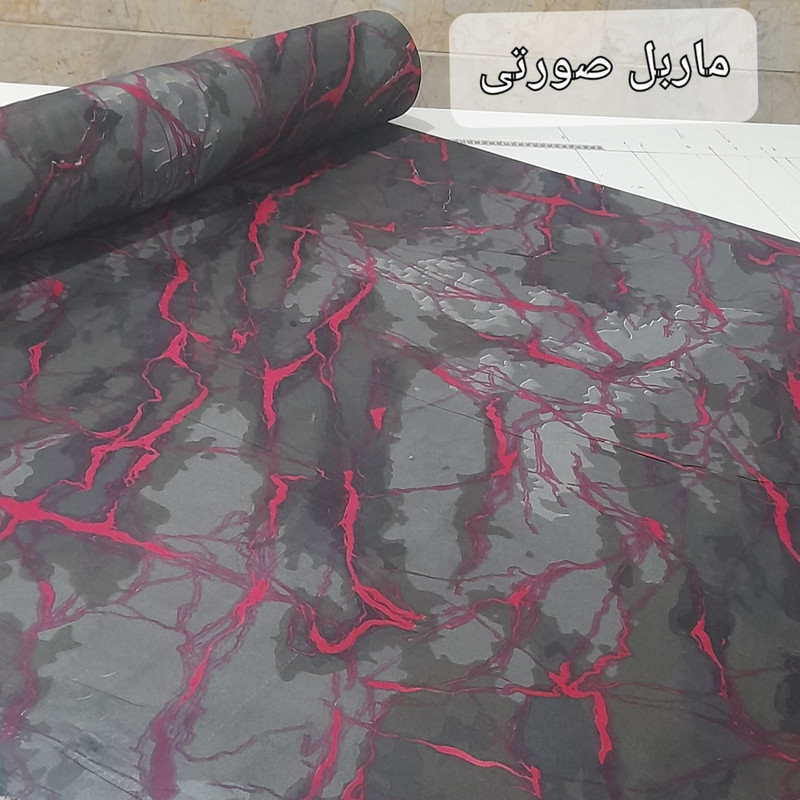 سرویس ملحفه مدل کشدوز niki04.25 طرح ماربل کد 120 یک نفره دو تکه