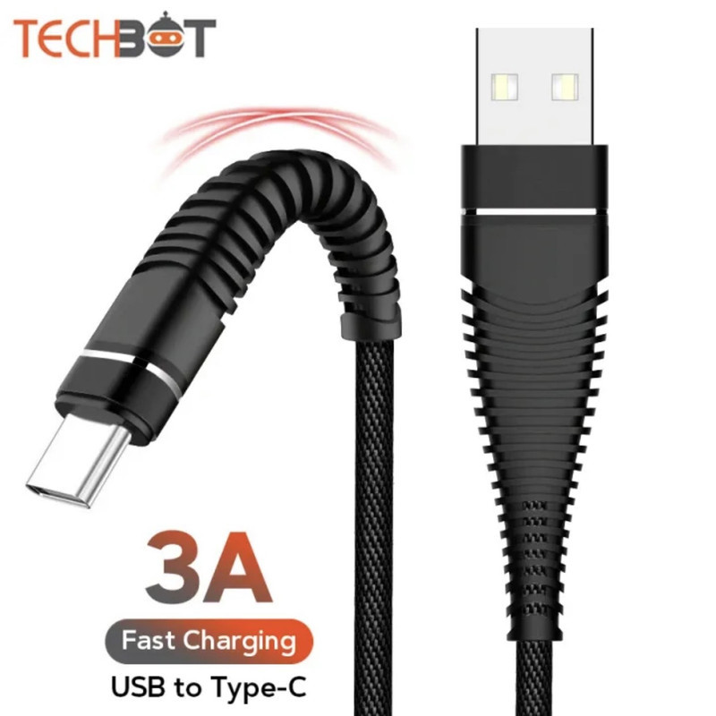 کابل تبدیل USB به USB-C باسئوس مدلPowerFlex-H1 طول 1 متر