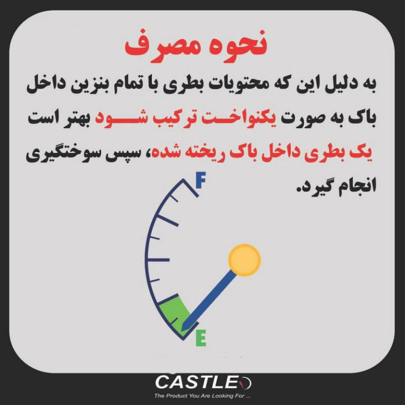 اکتان بوستر کستل مدل اکو 500 حجم 500 میلی لیتر
