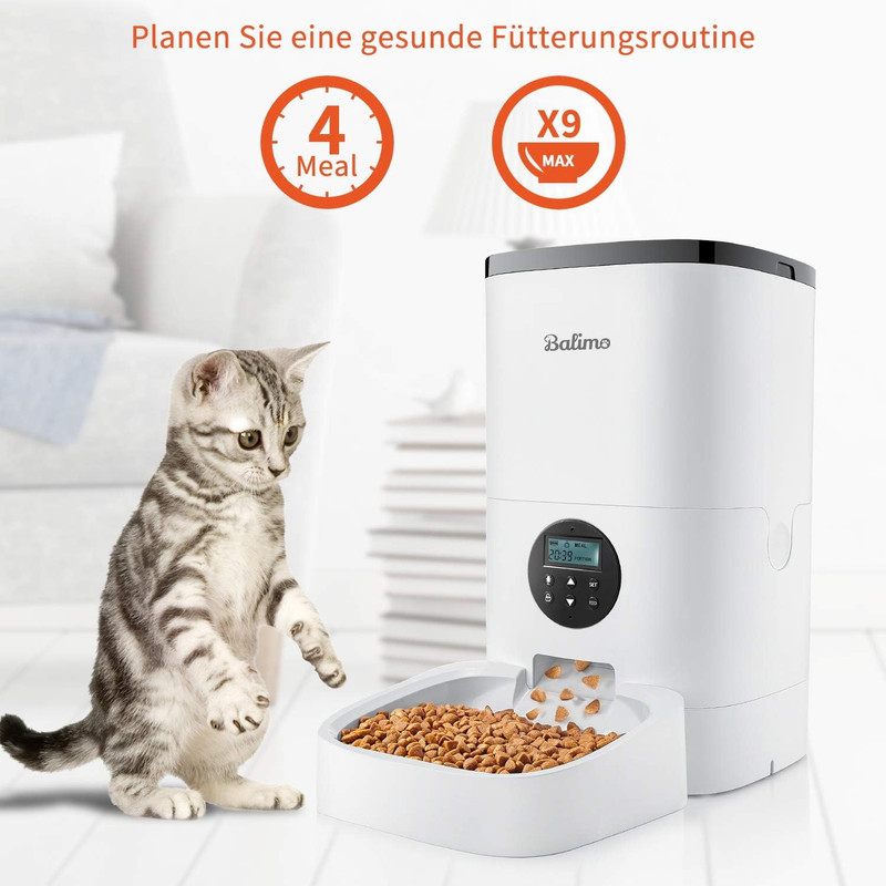 ظرف غذای اتوماتیک سگ و گربه بالیمو Samart Pet Life-6L