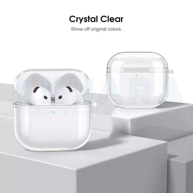 کاور آکوآرا مدل Clear مناسب برای کیس هدفون بی سیم اپل Airpods 4