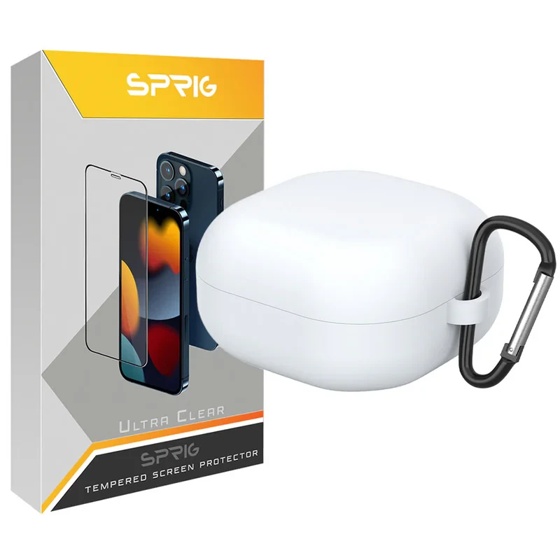 کاور اسپریگ مدل Hard Silicon مناسب برای هدفون بی سیم سامسونگ galaxy buds 2  buds pro  buds live  buds 2 Pro