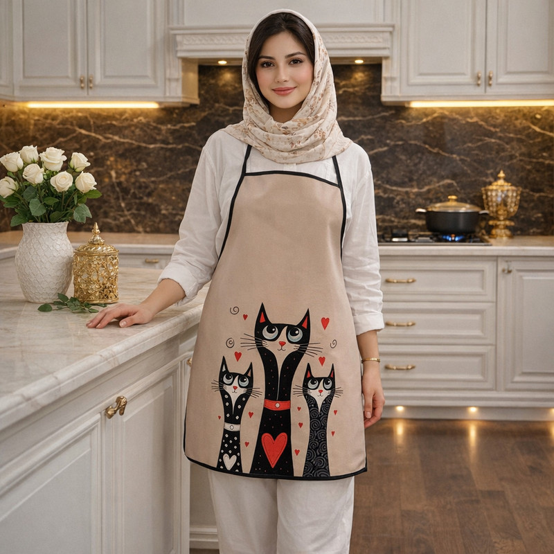 پیش بند آشپزخانه مدل N901