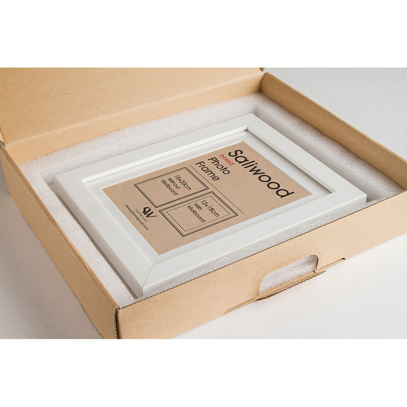 قاب عکس سالی وود مدل 215 کد FPWHT-22A-1520-101 سایز 16×21 سانتی متر