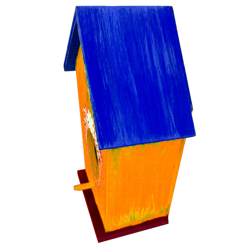 لانه پرنده مدل کلبه چوبی کد MEDIUM14