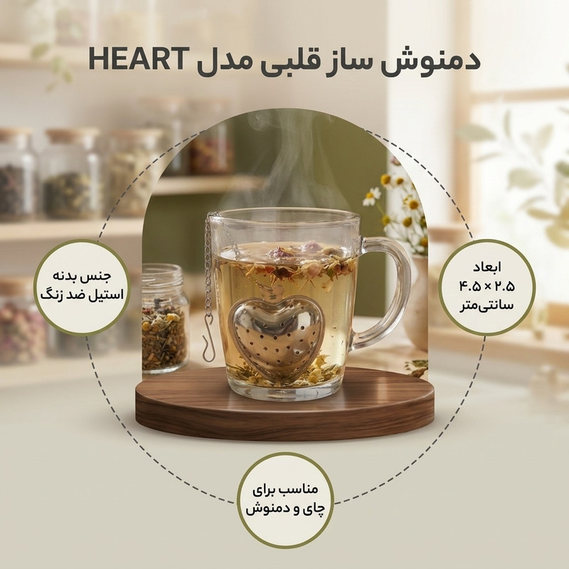 دمنوش ساز مدل HEART