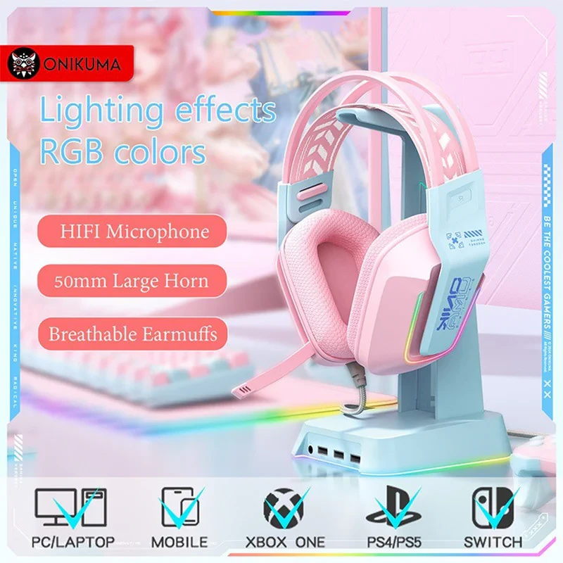 هدست گیمینگ اونیکوما مدل X13 RGB