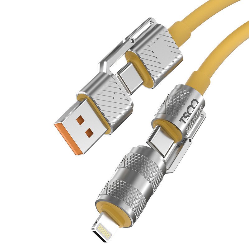 کابل تبدیل USBUSB-C به لایتنینگUSB-C تسکو مدل GCA 240W طول 1.2 متر