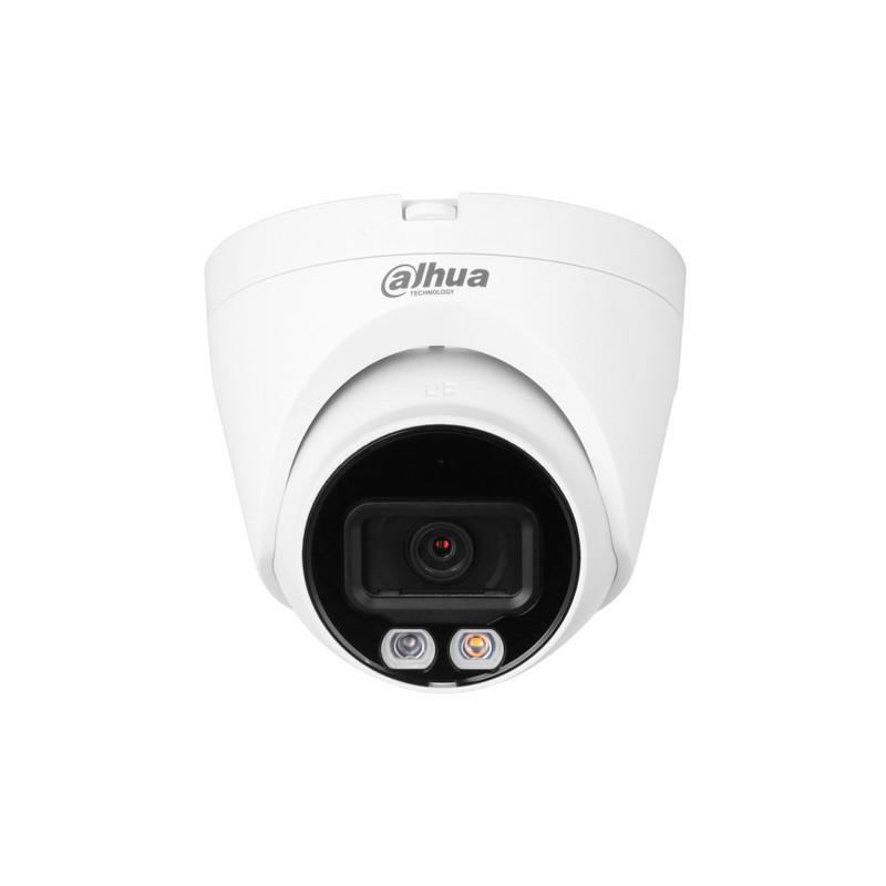دوربین مداربسته دام تحت شبکه داهوا مدل DH-IPC-HDW1439V-A-IL با رزولوشن 4 مگاپیکسل، لنز ثابت 2.8 میلی‌متری، دید در شب هوشمند Smart Dual Light تا 30 متر، میکروفن داخلی، پشتیبانی از PoE و استاندارد ضدآب IP67 با قابلیت تشخیص انسان