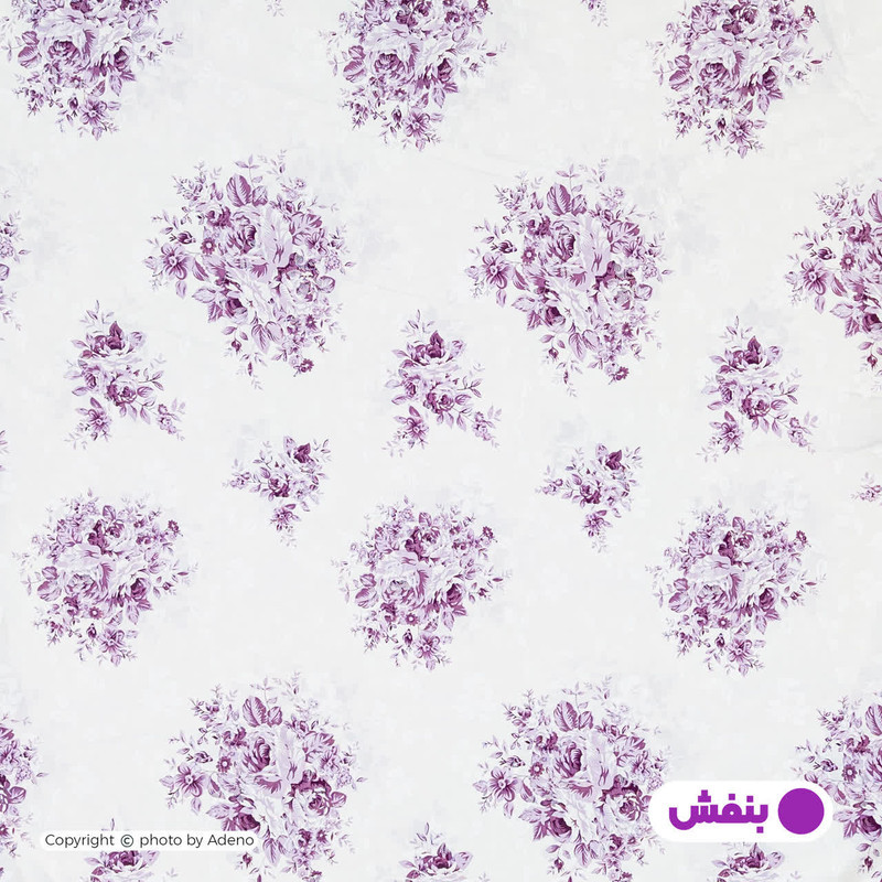 روکش لحاف پنبه آدنو مدل هلیناز کد IR218 یک نفره سایز 220x160 سانتی‌متر