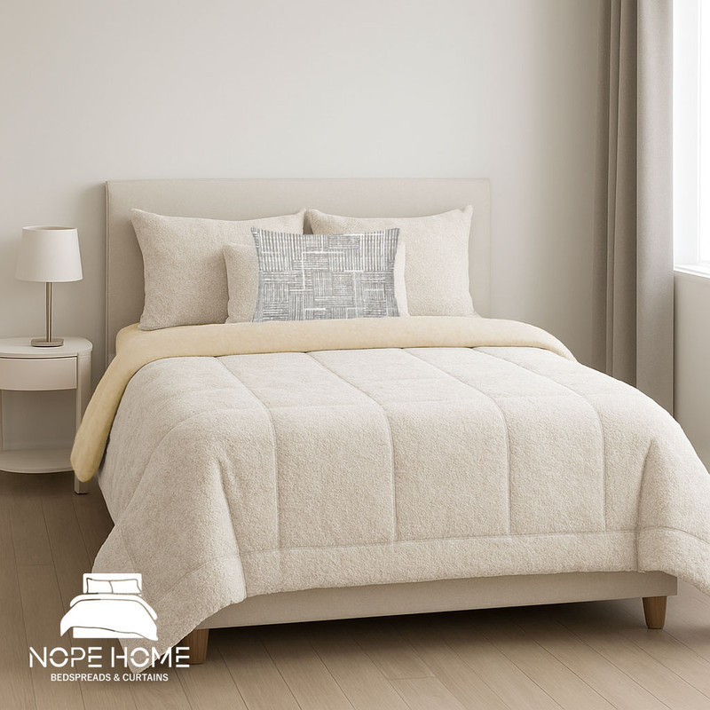 سرویس خواب 2 نفره 7 تکه نوپه هوم مدل برجسته تدی الگانت مینیمال L01