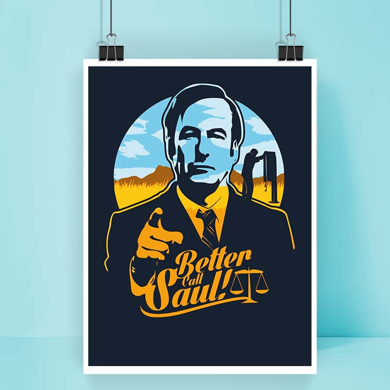 پوستر کارنيکا طرح بهتره با سول تماس بگیری Better Call Saul کد 27561 مجموعه 8 عددی