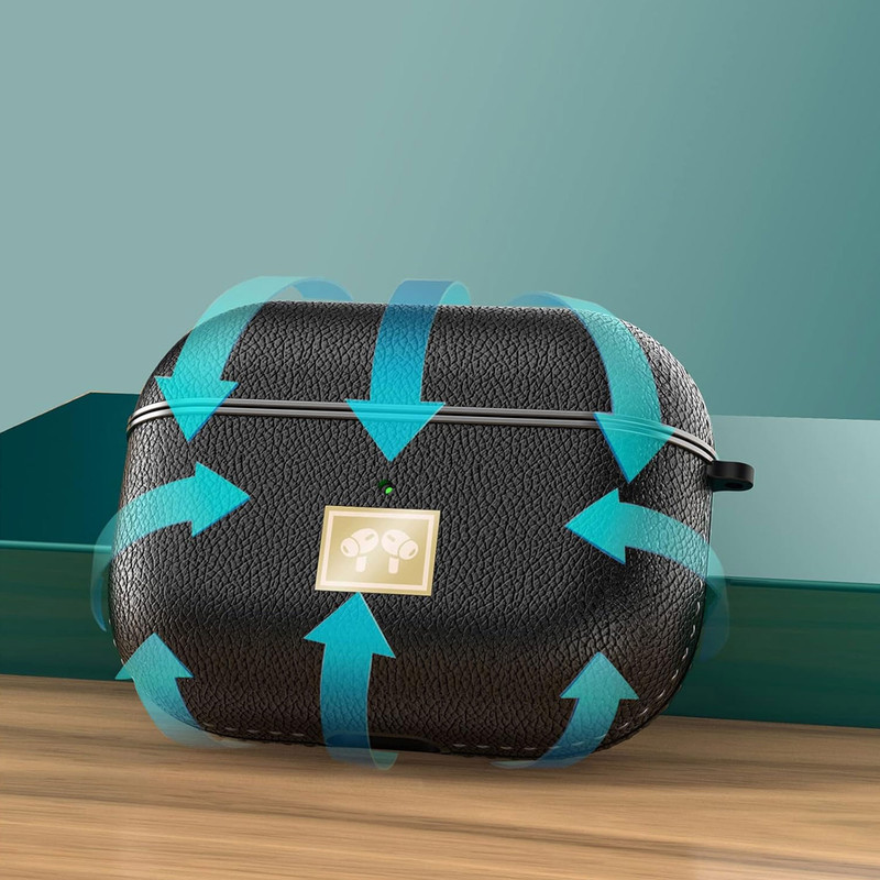 کاور شیپ مدل Leather NV مناسب برای کیس اپل Airpods Pro \ Pro 2