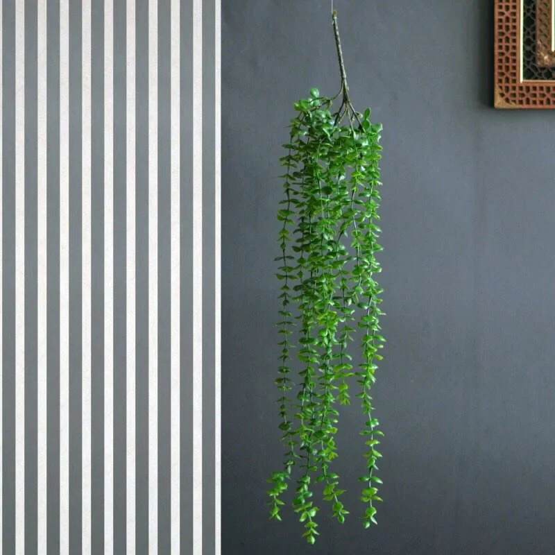 گل مصنوعی شمشاد کد 54m، ابعاد 12×12×75 سانتی‌متر، وزن 85 گرم