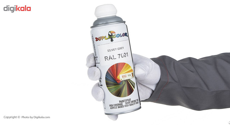 اسپری رنگ خاکستری نقره ای دوپلی کالر مدل RAL 7001 حجم 400 میلی لیتر
