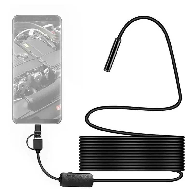دوربین آندوسکوپی مدل شلنگی Hard Wire Waterproof کد 5M