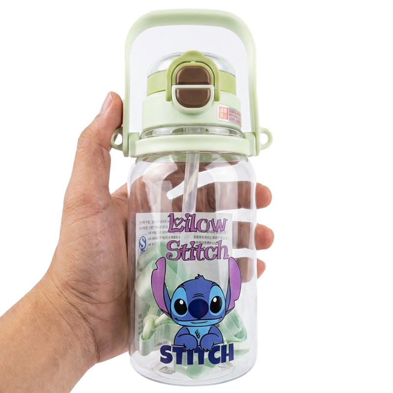 قمقمه کودک مدل دوحالته نی دار و آسان نوش طرح استیچ کلاسیک Classic Stitch گنجایش 0.5 لیتر