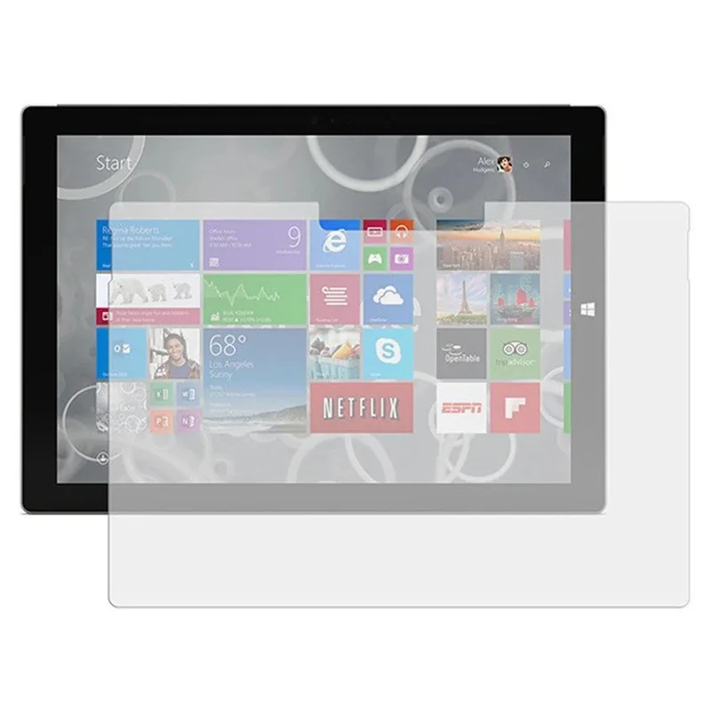 محافظ صفحه نمایش مدل tempered مناسب برای تبلت مایکروسافت Surface Pro 4  5  6  7  7 Plus