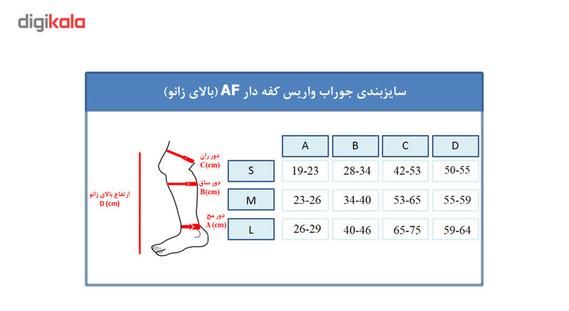 جوراب واریس ورنا مدل AF