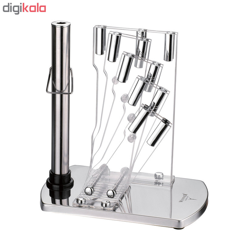 سرویس چاقو آشپزخانه 10 پارچه وینر کد W7335PU به همراه چاقو تیزکن