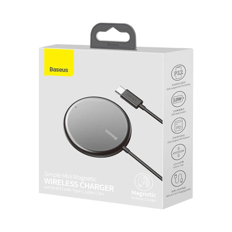 شارژر بی سیم باسئوس مدل MagSafe BS-W522C