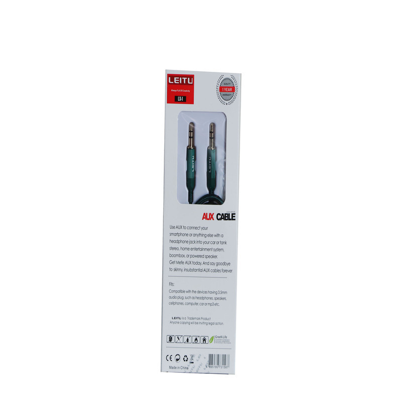 کابل AUX مدل LX-1 LEITU طول 1 متر