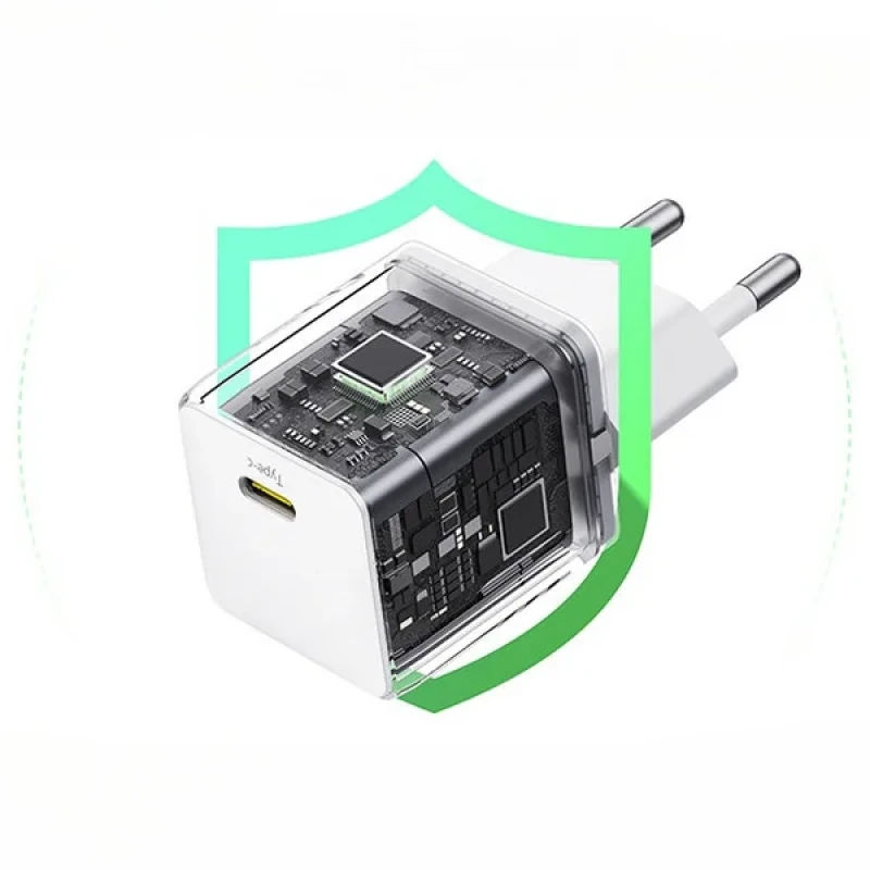 شارژر دیواری 20 وات بیسوس مدل Palm 1C به همراه کابل تبدیل USB-C