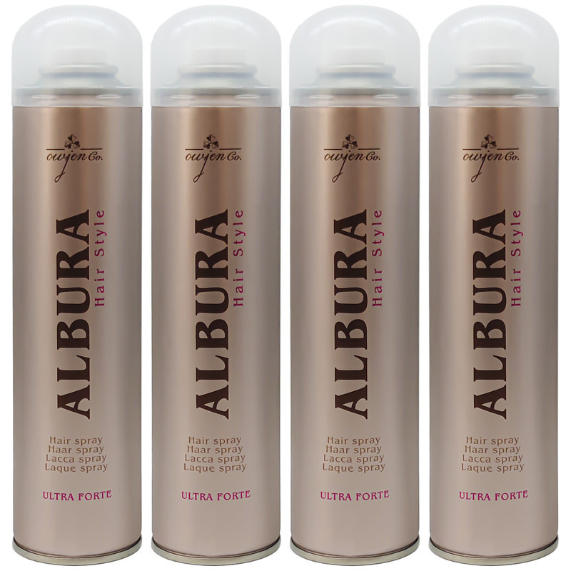 اسپری چسب مو آلبورا مدل Ultra Forte حجم 250 میلی لیتر مجموعه 4 عددی