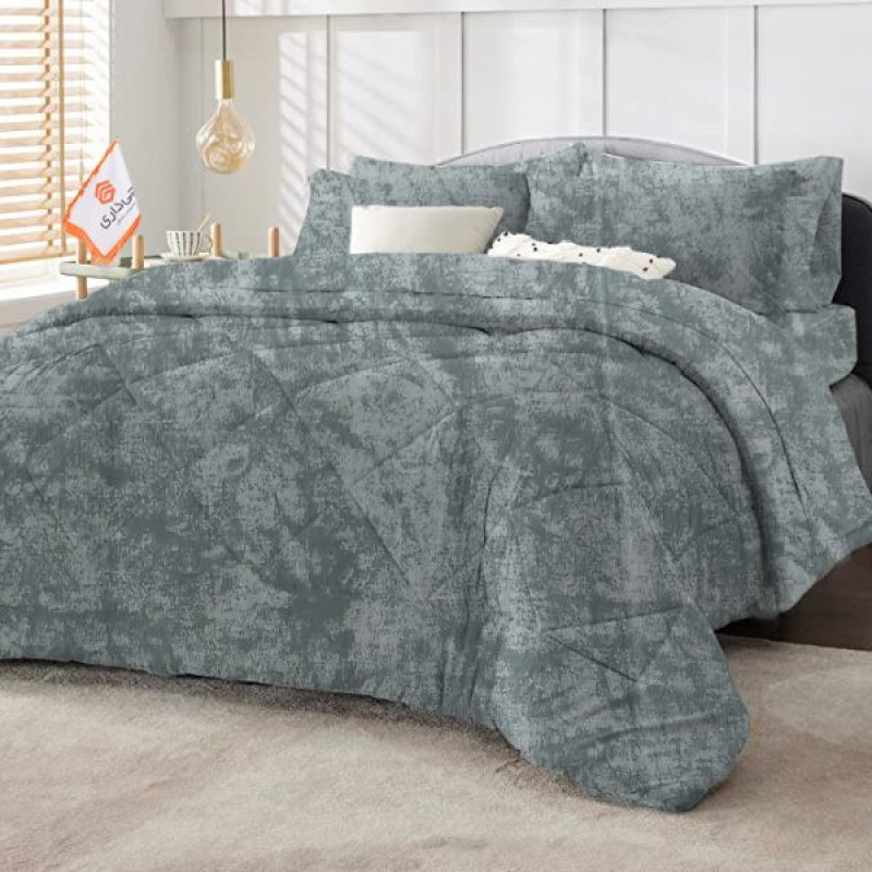 لحاف چیداری مدل پتینه یک نفره سایز 160x220 سانتی متر